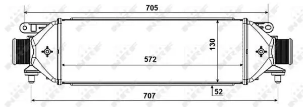 Handler.Part Intercooler, charger NRF 30752 5