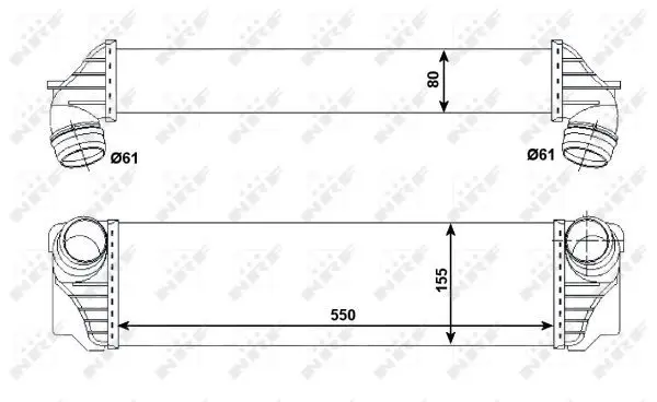 Handler.Part Intercooler, charger NRF 30523 5