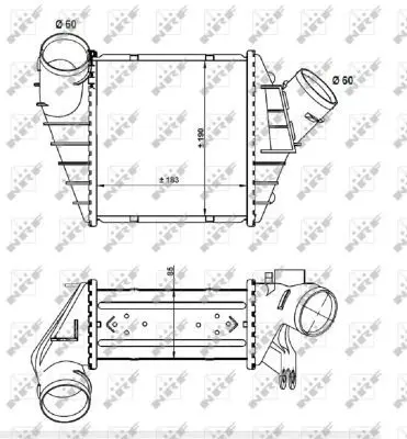 Handler.Part Intercooler, charger NRF 30848 5