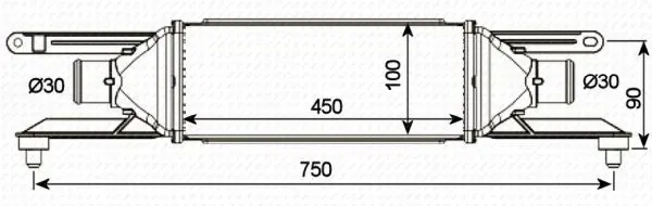 Handler.Part Intercooler, charger NRF 30860 5