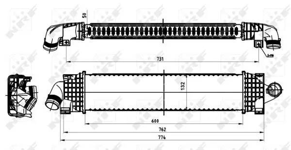 Handler.Part Intercooler, charger NRF 30870 5