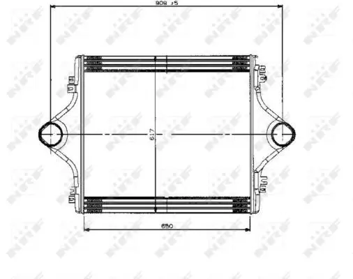 Handler.Part Intercooler, charger NRF 309005 5