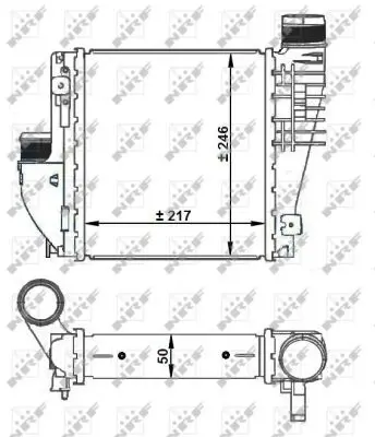 Handler.Part Intercooler, charger NRF 30924 5