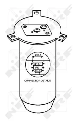 Handler.Part Dryer, air conditioning NRF 33045 5