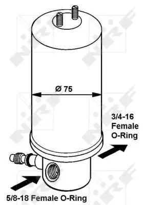 Handler.Part Dryer, air conditioning NRF 33061 5