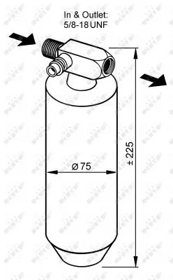 Handler.Part Dryer, air conditioning NRF 33079 1