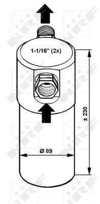 Handler.Part Dryer, air conditioning NRF 33083 5