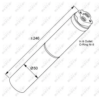 Handler.Part Dryer, air conditioning NRF 33133 5