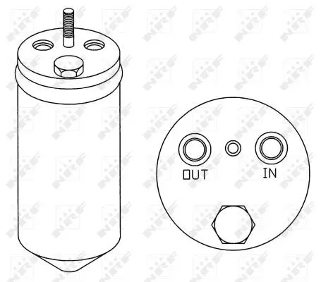 Handler.Part Dryer, air conditioning NRF 33149 5