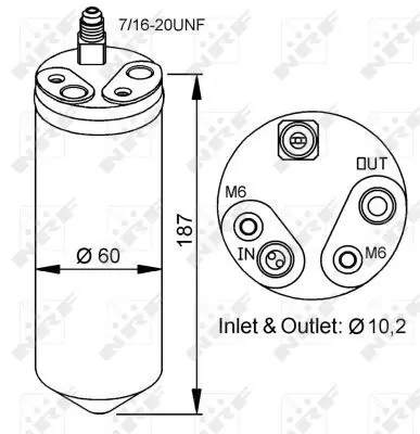 Handler.Part Dryer, air conditioning NRF 33152 5