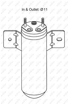 Handler.Part Dryer, air conditioning NRF 33162 5