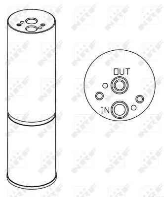 Handler.Part Dryer, air conditioning NRF 33168 5