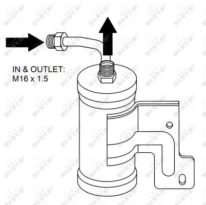 Handler.Part Dryer, air conditioning NRF 33180 5