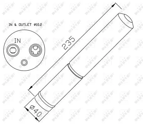 Handler.Part Dryer, air conditioning NRF 33225 1