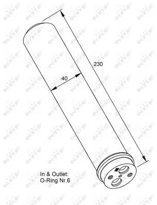 Handler.Part Dryer, air conditioning NRF 33230 5