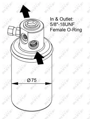 Handler.Part Dryer, air conditioning NRF 33231 5