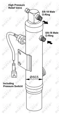 Handler.Part Dryer, air conditioning NRF 33232 5