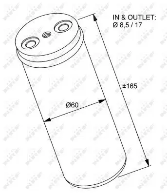 Handler.Part Dryer, air conditioning NRF 33233 1