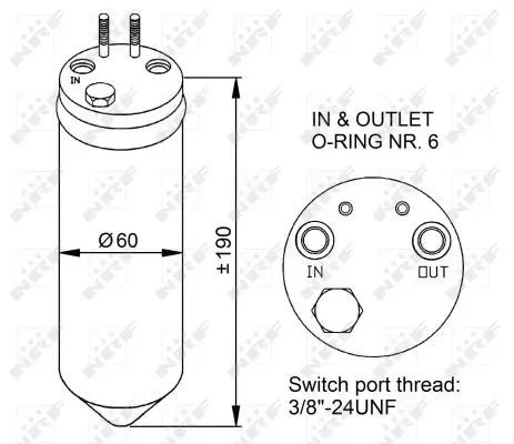 Handler.Part Dryer, air conditioning NRF 33256 1