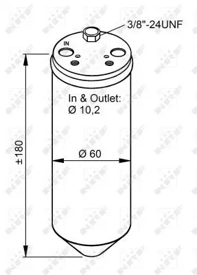 Handler.Part Dryer, air conditioning NRF 33319 5