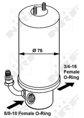 Handler.Part Dryer, air conditioning NRF 33325 5