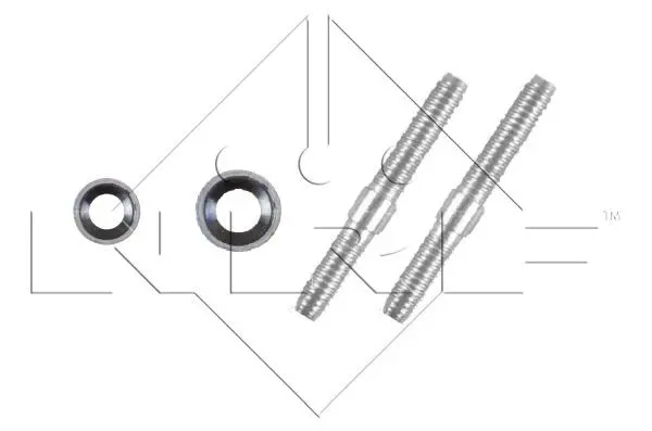 Handler.Part Condenser, air conditioning NRF 35918 5