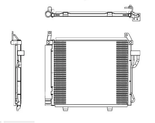 Handler.Part Condenser, air conditioning NRF 35992 4