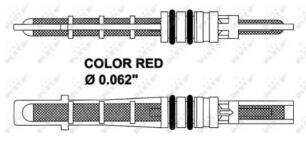 Handler.Part Expansion valve, air conditioning NRF 38208 1