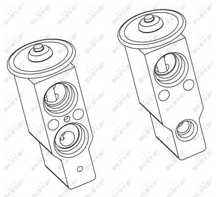 Handler.Part Expansion valve, air conditioning NRF 38364 5