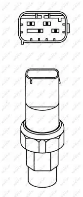 Handler.Part Pressure switch, air conditioning NRF 38933 5