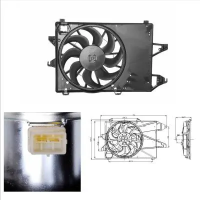 Handler.Part Fan, radiator NRF 47002 1