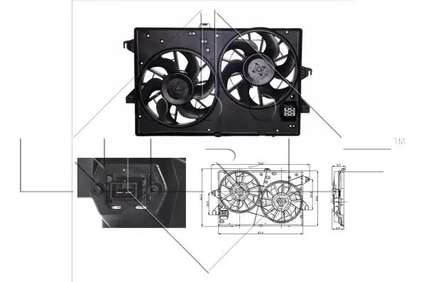 Handler.Part Fan, radiator NRF 47003 1