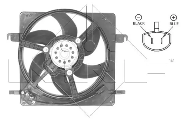 Handler.Part Fan, radiator NRF 47037 1