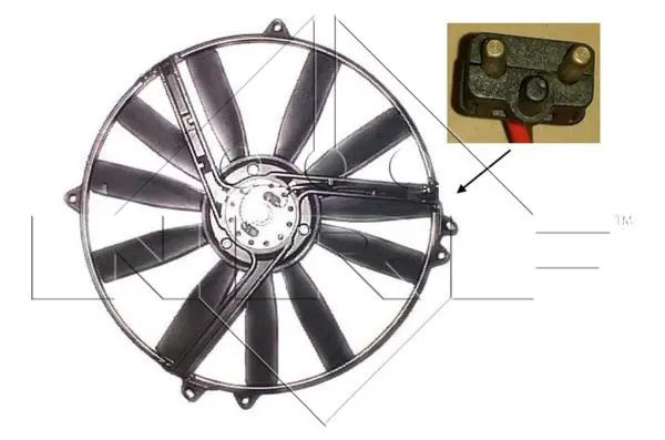 Handler.Part Fan, radiator NRF 47300 1