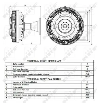 Handler.Part Clutch, radiator fan NRF 49166 5