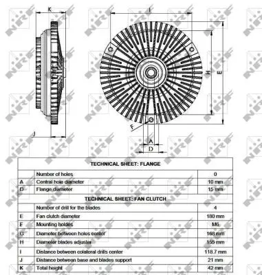 Handler.Part Clutch, radiator fan NRF 49532 5