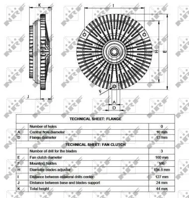 Handler.Part Clutch, radiator fan NRF 49538 5