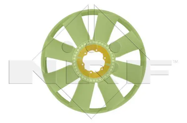 Handler.Part Fan wheel, engine cooling NRF 49819 1