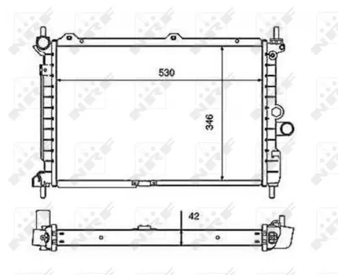 Handler.Part Radiator, engine cooling NRF 50126 5