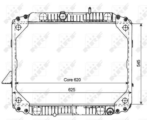 Handler.Part Clutch, radiator fan NRF 49633 5