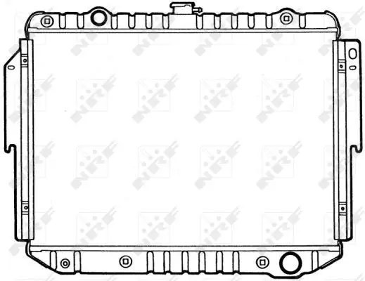 Handler.Part Radiator, engine cooling NRF 50349 1