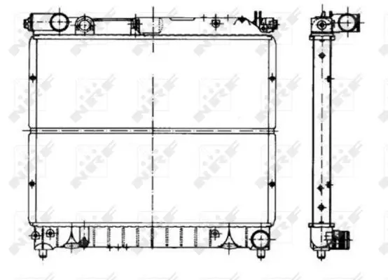 Handler.Part Radiator, engine cooling NRF 50431 5