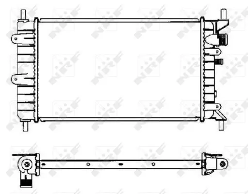 Handler.Part Radiator, engine cooling NRF 504437 5