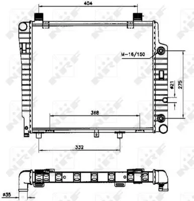 Handler.Part Radiator, engine cooling NRF 50534 1