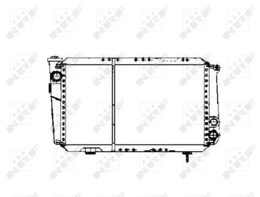 Handler.Part Radiator, engine cooling NRF 507343 1