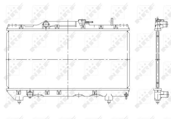 Handler.Part Radiator, engine cooling NRF 507590 4