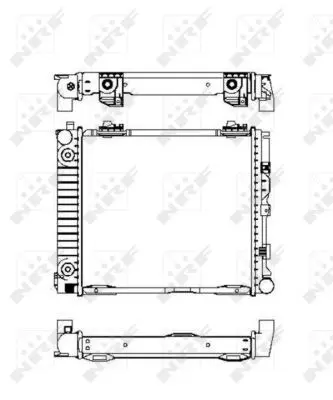 Handler.Part Radiator, engine cooling NRF 507676 4