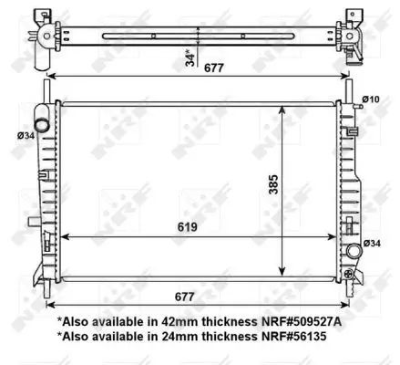 Handler.Part Radiator, engine cooling NRF 509527 4