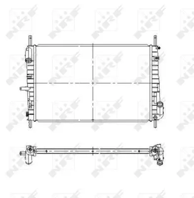 Handler.Part Radiator, engine cooling NRF 509641 5