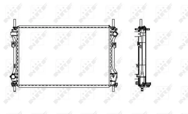 Handler.Part Radiator, engine cooling NRF 509696 4